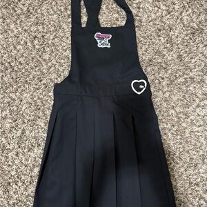 Justice/PowerPuff Girls Black Dress with Heart Accent
